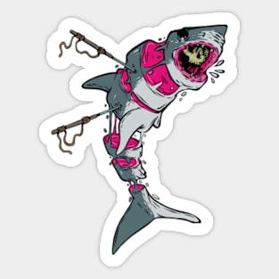 Shark hunter Sticker